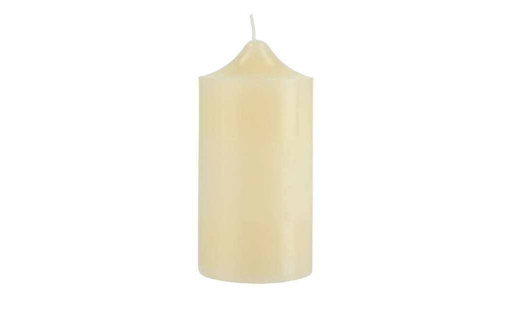 Kirchenkerze ¦ creme ¦ Wachs ¦ Maße (cm): H: 15 Ø: [7.5] Dekoration > Kerzen & Lichter - Höffner