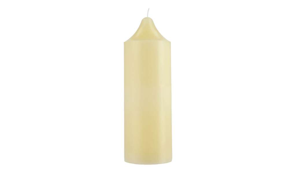 Kirchenkerze ¦ creme ¦ Wachs ¦ Maße (cm): H: 30 Ø: [10.0] Dekoration > Kerzen & Lichter - Höffner
