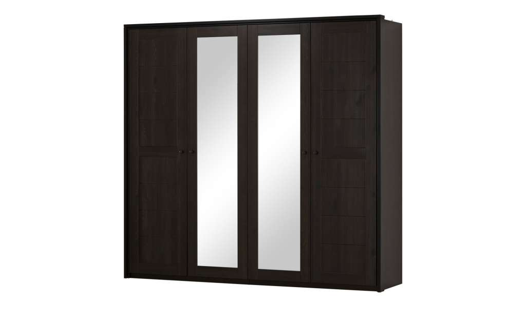 Drehtürenschrank, 4- türig  Boscastle ¦ braun ¦ Maße (cm): B: 233 H: 216,5 T: 60 Schränke > Schranksysteme - Höffner