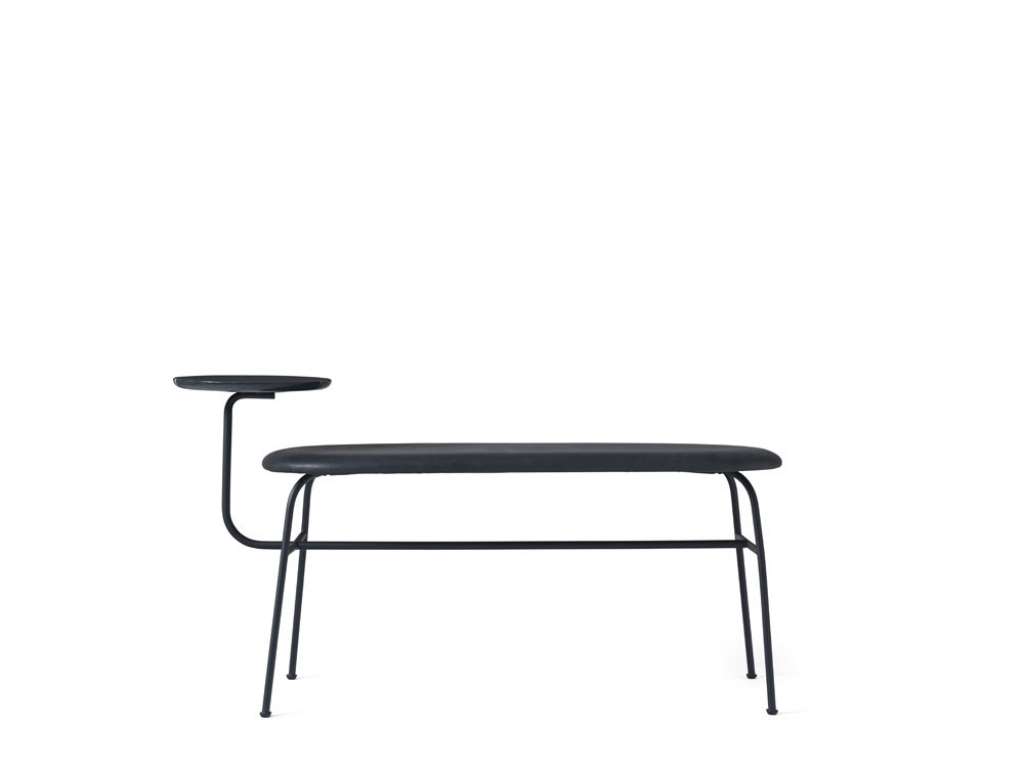 Menu - Afteroom Bank Leder - schwarz - indoor