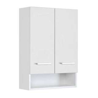 Weißer Oberschrank für Bad 50 cm breit