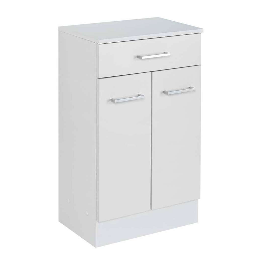 Weiße Kommode für Badezimmer 50 cm breit