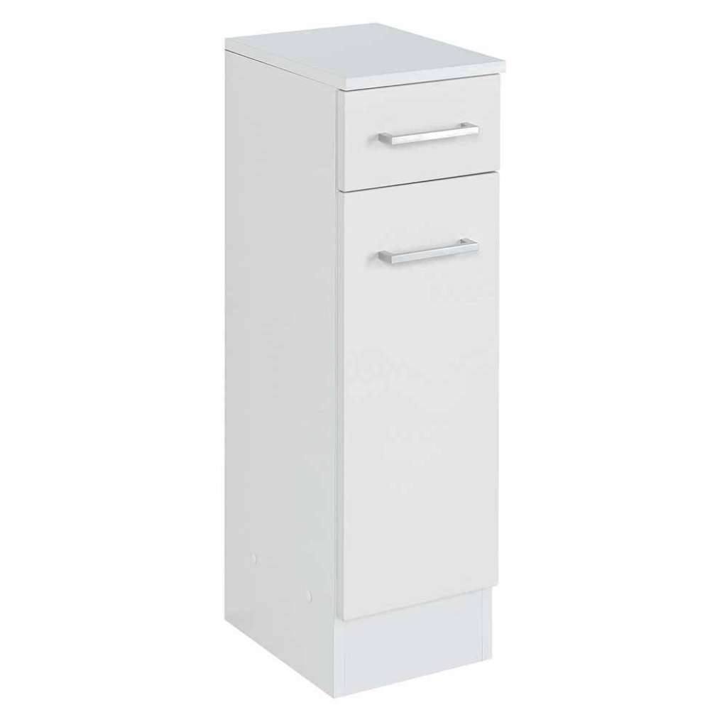 Weißer Unterschrank 25 cm breit Bad