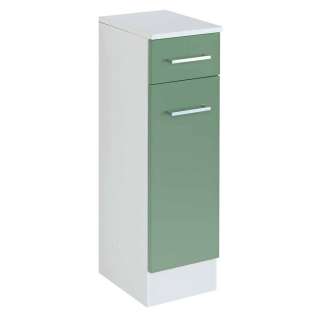 Bad Unterschrank in Grün und Weiß modern