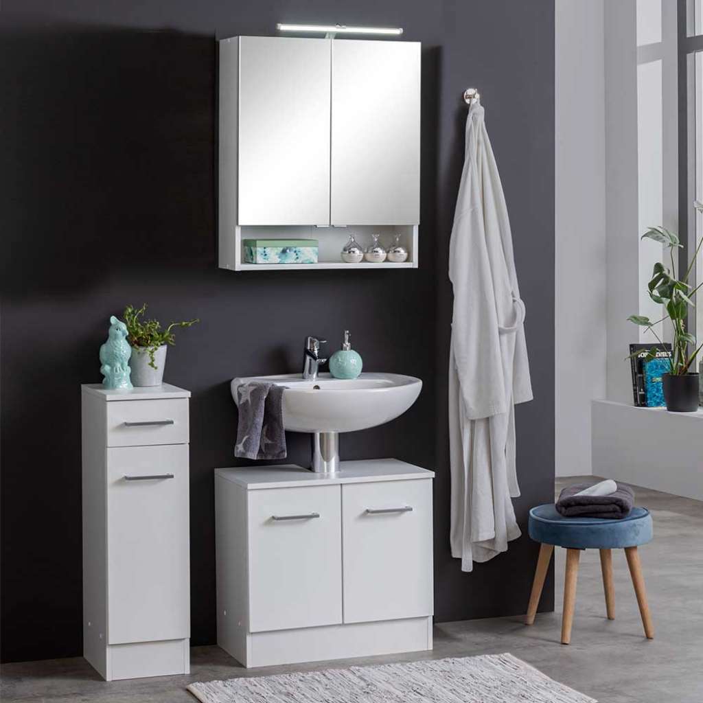 Badezimmer Kombination in Weiß Made in Germany (3-teilig)