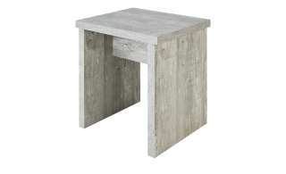 Hocker  Manou ¦ grau ¦ Maße (cm): B: 45 H: 47 T: 37 Polstermöbel > Hocker - Höffner