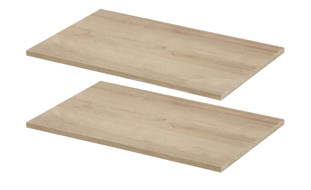 Einlegeböden, 2er-Set  Vitreo ¦ holzfarben ¦ Maße (cm): B: 60 H: 2,5 T: 39 Sonstiges Zubehör - Höffner