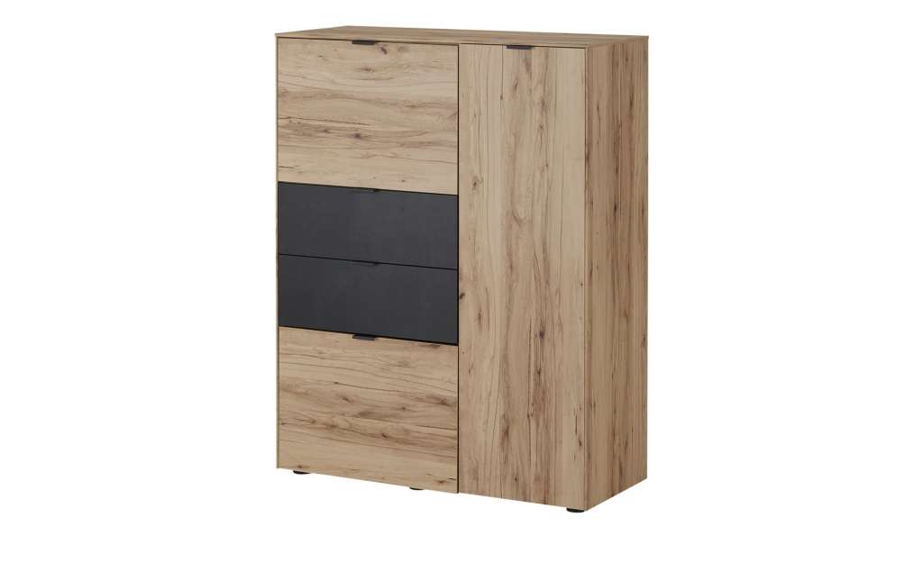 Highboard  Foresta ¦ holzfarben ¦ Maße (cm): B: 98 H: 127 T: 42 Kommoden & Sideboards > Highboards - Höffner