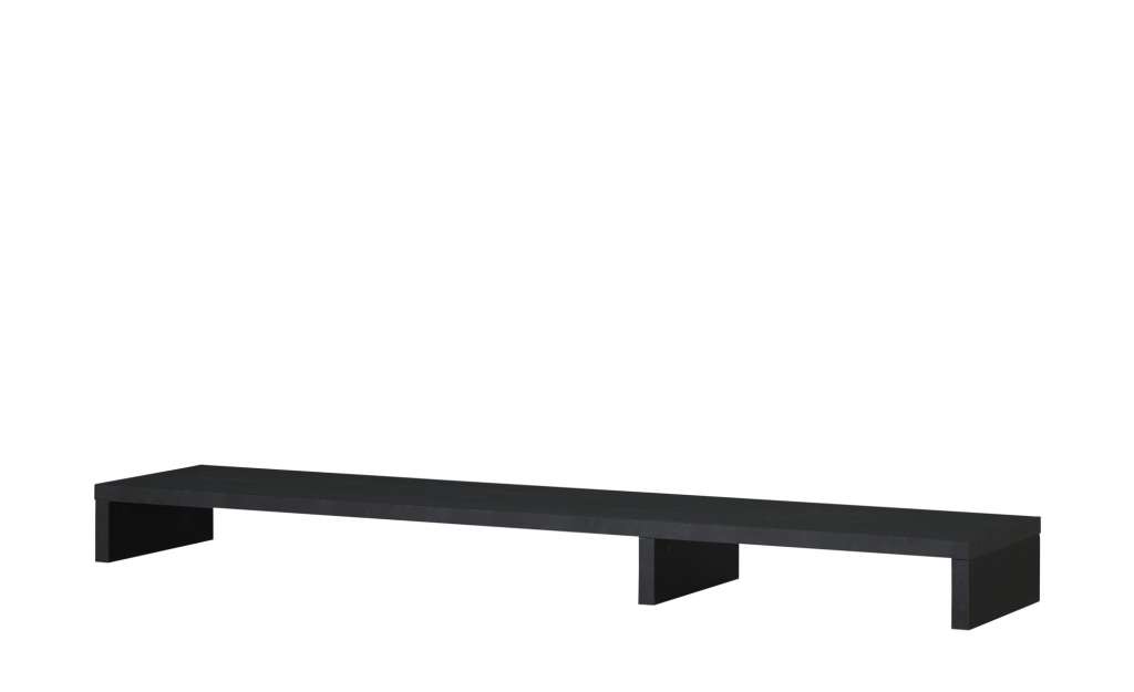 TV- Aufsatzbänke  Foresta ¦ schwarz ¦ Maße (cm): B: 177 H: 15 T: 38 TV- & Media Möbel > TV-Racks - Höffner
