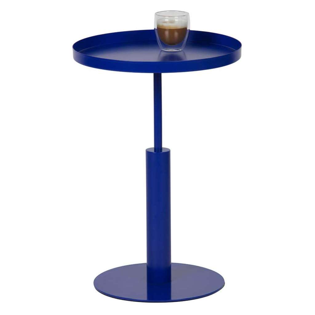 Sofa Beistelltisch in Blau Metall (2-teilig)