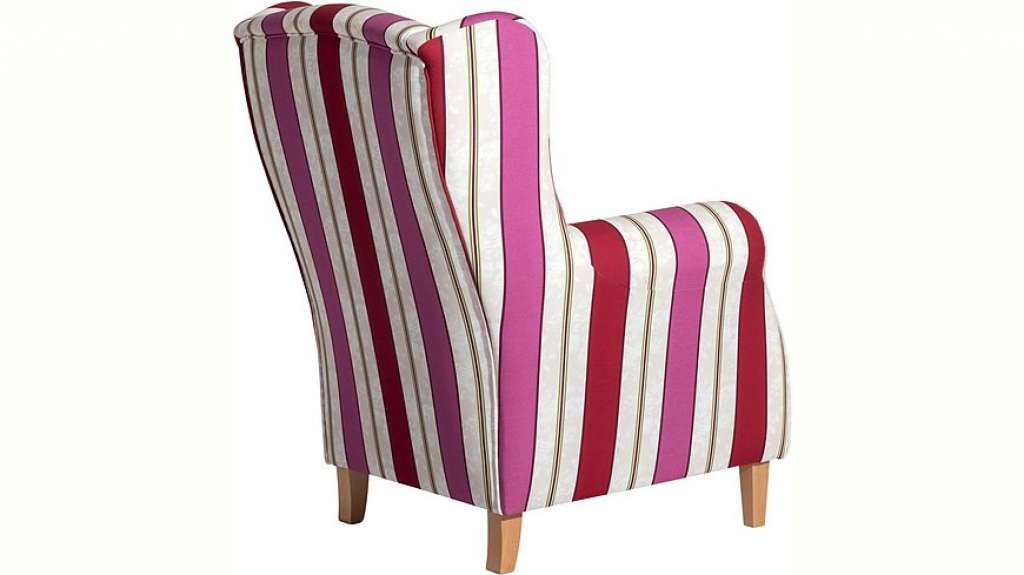 Max Winzer® Ohrensessel »Luke«, mit Kederverarbeitung