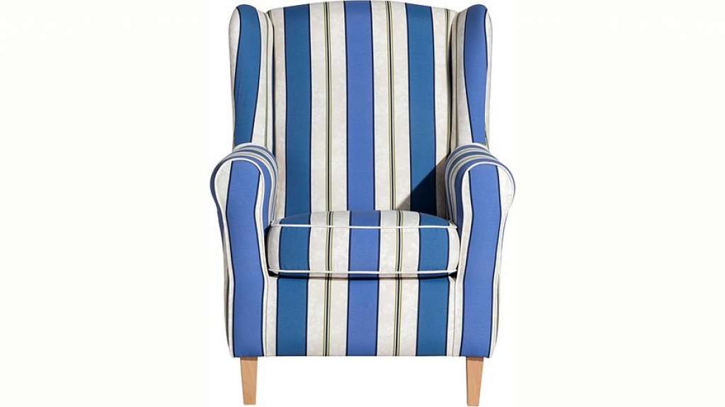 Max Winzer® Ohrensessel »Luke«, mit Kederverarbeitung