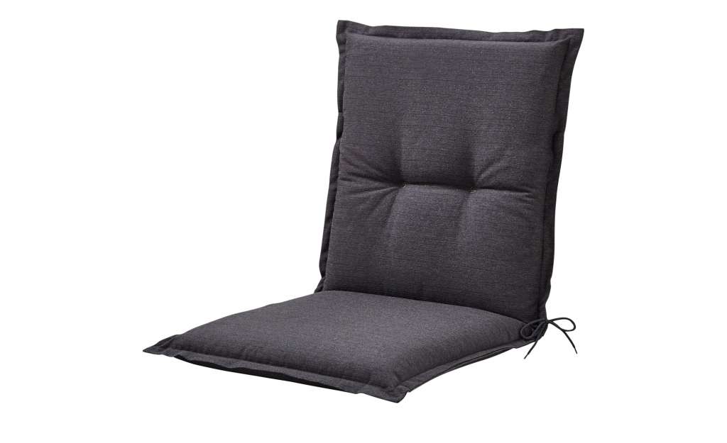 GO-DE Niederlehnerauflage  London ¦ grau ¦ 60% Baumwolle, 40% Polyester ¦ Maße (cm): B: 50 H: 7 Garten > Auflagen & Kissen > Niederlehner-Auflagen - Höffner