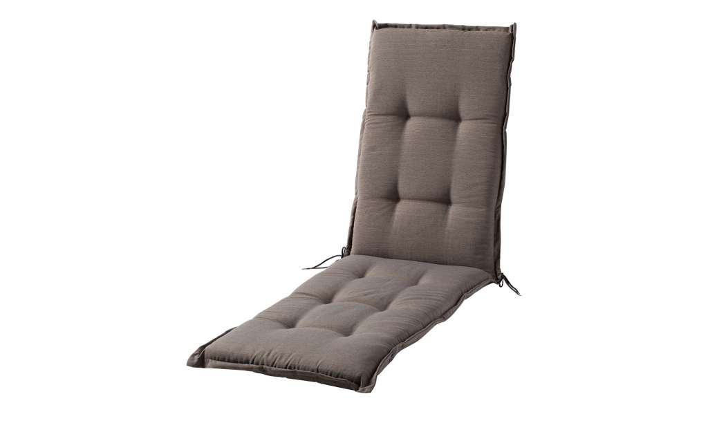 GO-DE Relaxauflage  Torba ¦ grau ¦ garngefärbtes Uni, 60% Baumwolle, 40% Polyester ¦ Maße (cm): B: 50 H: 7 Garten > Auflagen & Kissen > Sonstige Sitzkissen - Höffner