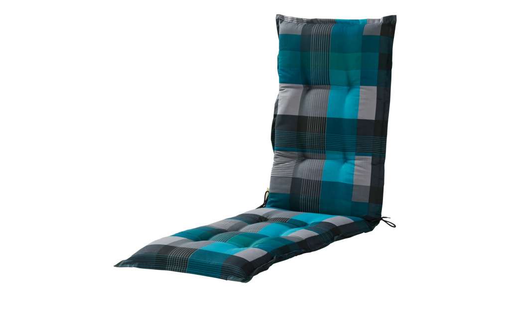 GO-DE Relaxauflage  Iris ¦ blau ¦ Druckstoff, 50% Baumwolle, 50% Polyester ¦ Maße (cm): B: 50 H: 7 Garten > Auflagen & Kissen > Sonstige Sitzkissen - Höffner