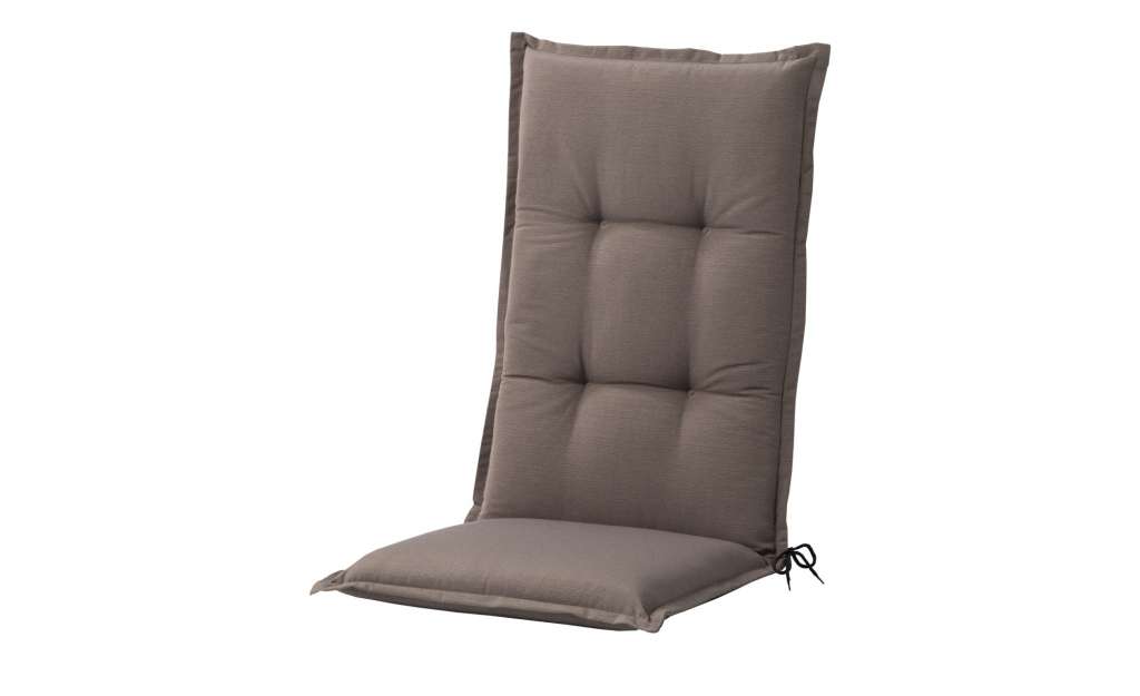 GO-DE Hochlehnerauflage  Torba ¦ grau ¦ garngefärbtes Uni, 60% Baumwolle, 40% Polyester ¦ Maße (cm): B: 50 H: 7 Garten > Auflagen & Kissen > Hochlehner-Auflagen - Höffner