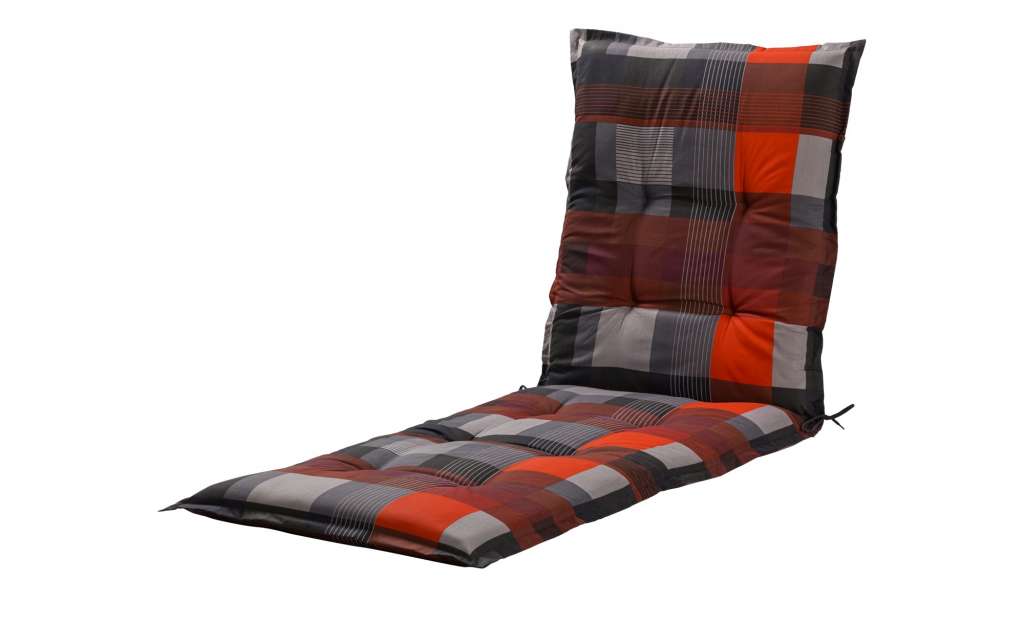 GO-DE Liegenauflage  Indian Summer ¦ rot ¦ Druckstoff, 50% Baumwolle, 50% Polyester ¦ Maße (cm): B: 60 H: 7 Garten > Auflagen & Kissen > Gartenliegen-Auflagen - Höffner