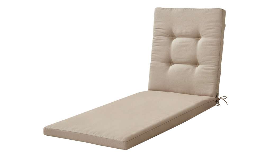 GO-DE Liegenauflage  Dining Beige ¦ beige ¦ Maße (cm): B: 60 H: 7 Garten > Auflagen & Kissen > Gartenliegen-Auflagen - Höffner