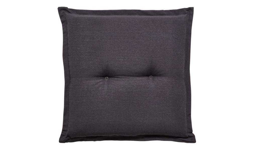 GO-DE Hockerauflage  London ¦ grau ¦ 60% Baumwolle, 40% Polyester ¦ Maße (cm): B: 50 H: 7 Garten > Auflagen & Kissen > Gartenhocker-Auflagen - Höffner