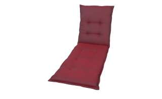 GO-DE Auflage  Red Shiny ¦ rot ¦ 100% Polyester ¦ Maße (cm): B: 60 H: 7 Garten > Auflagen & Kissen > Gartenliegen-Auflagen - Höffner