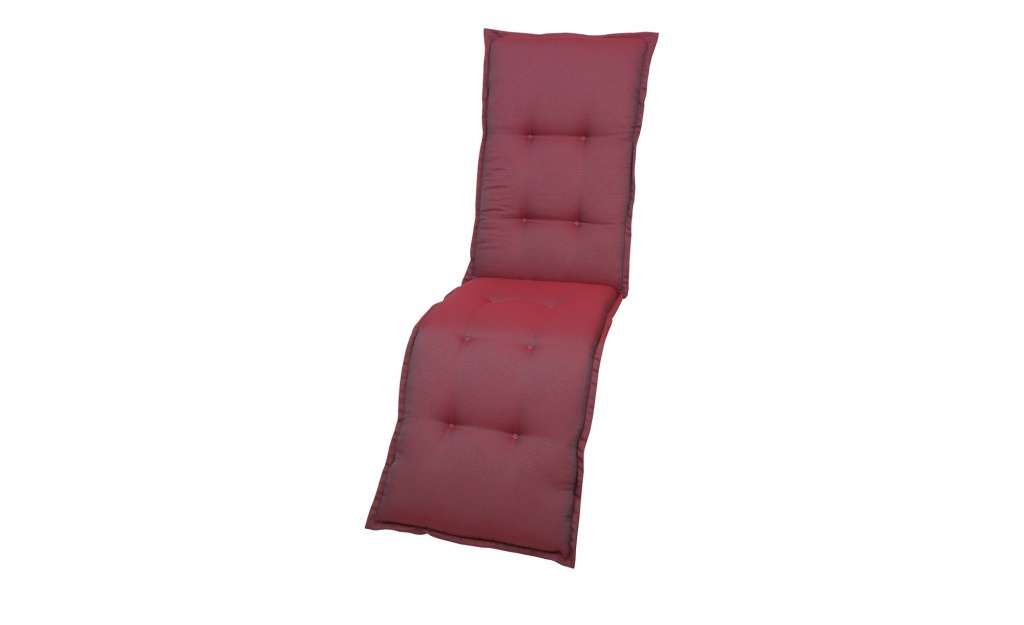 GO-DE Auflage  Red Shiny ¦ rot ¦ 100% Polyester ¦ Maße (cm): B: 50 H: 7 Garten > Auflagen & Kissen > Sonstige Sitzkissen - Höffner