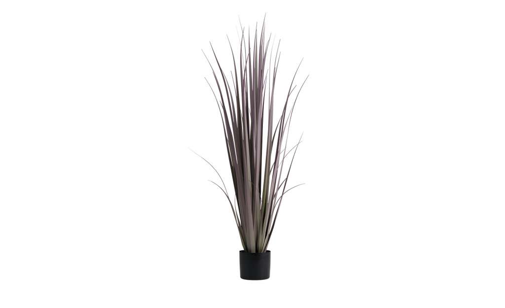 Schilfgras im Topf ¦ lila/violett ¦ Kunststoff ¦ Maße (cm): H: 115 Dekoration > Kunstblumen - Höffner