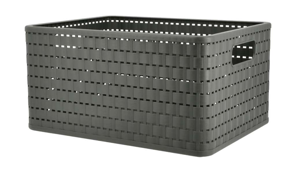 Aufbewahrungsbox ¦ grau ¦ Kunststoff ¦ Maße (cm): B: 36,8 H: 27,8 T: 19,1 Regale > Regal-Aufbewahrungsboxen - Höffner