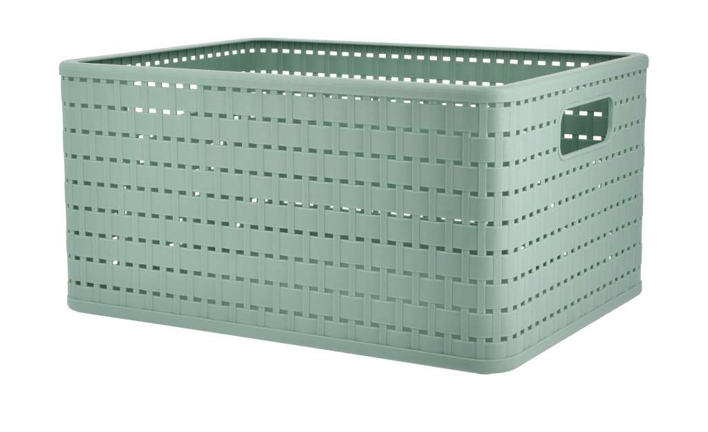 Aufbewahrungsbox ¦ grün ¦ Kunststoff ¦ Maße (cm): B: 36,8 H: 27,8 T: 19,1 Regale > Regal-Aufbewahrungsboxen - Höffner