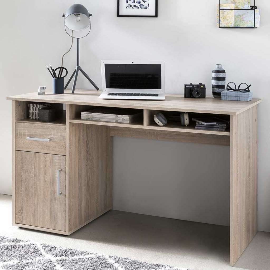 Schreibtisch in Sonoma Eiche 125 cm breit