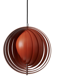Verpan - Moon Pendelleuchte - Klein - orange - indoor