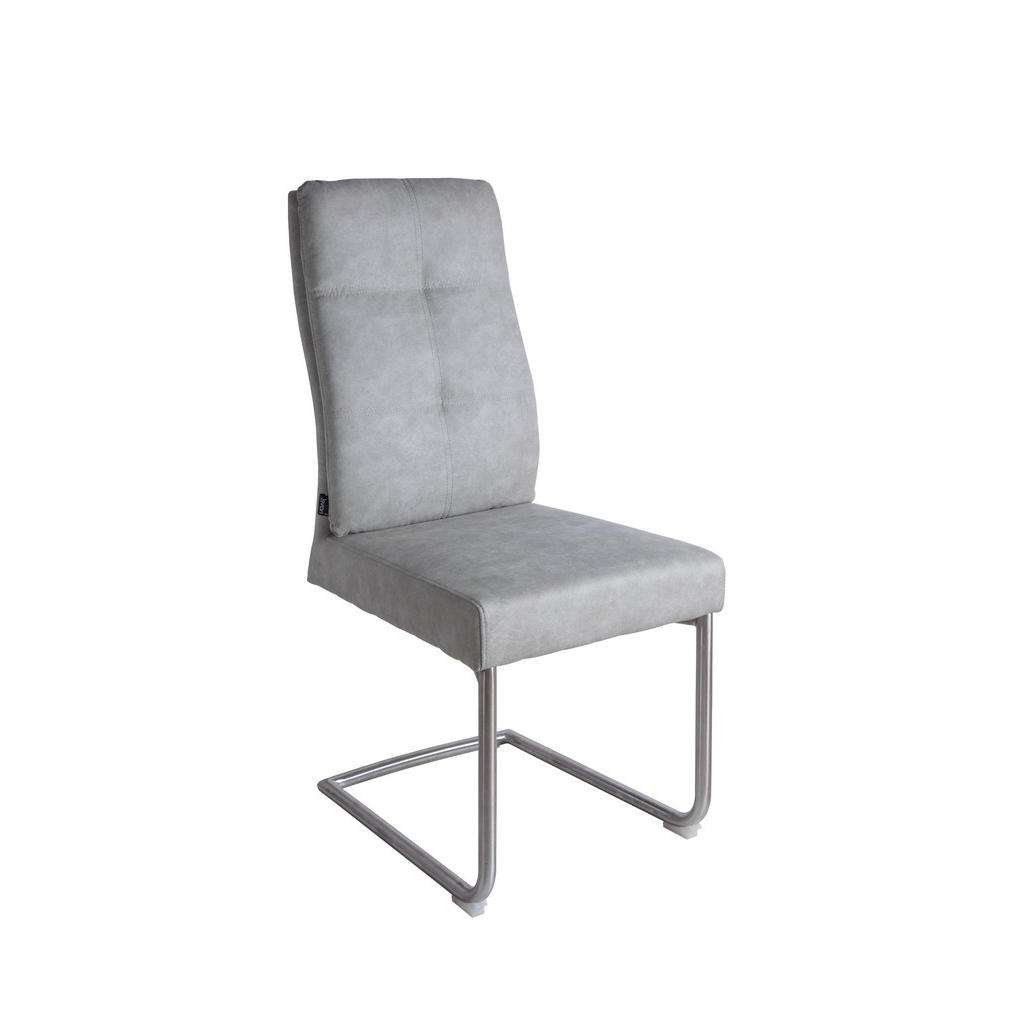 SCHWINGSTUHL Lederlook Hellgrau