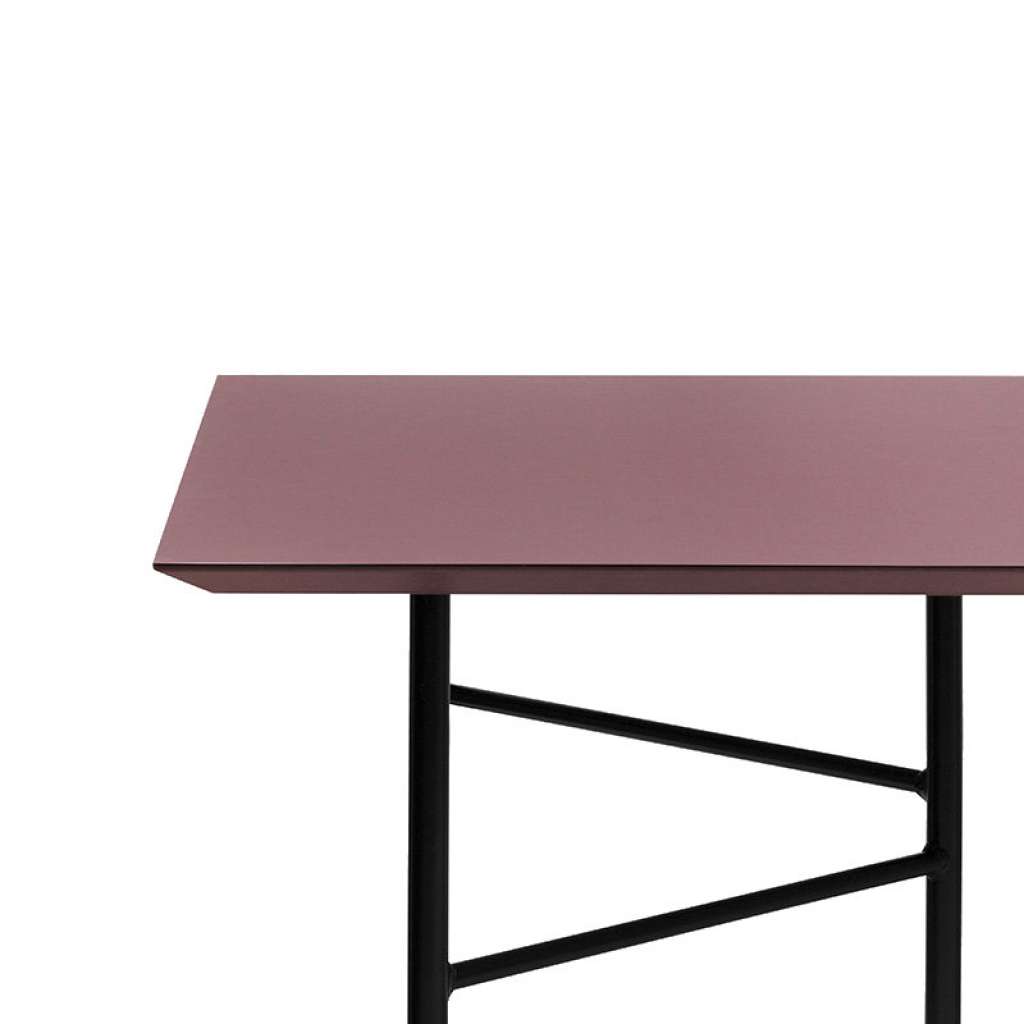 ferm LIVING - Mingle Tischplatte - bordeaux - indoor