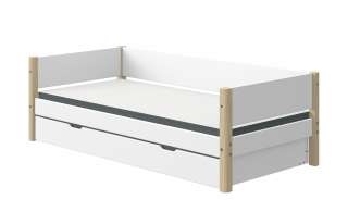FLEXA Bett mit Ausziehbett  Flexa White ¦ weiß ¦ Maße (cm): B: 210 H: 66,5 T: 101 Kindermöbel > Kinderbetten - Höffner