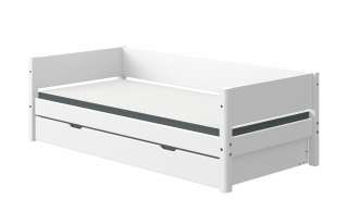 FLEXA Bett mit Ausziehbett  Flexa White ¦ weiß ¦ Maße (cm): B: 210 H: 66,5 T: 101 Kindermöbel > Kinderbetten - Höffner