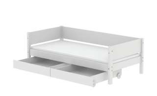 FLEXA Einzelbett mit 2 Schubkästen  Flexa White ¦ weiß ¦ Maße (cm): B: 210 H: 66,5 T: 101 Kindermöbel > Kinderbetten - Höffner