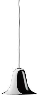Verpan - Pantop Pendelleuchte - schwarz-chrom - indoor