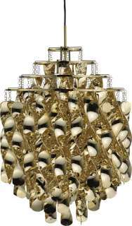 Verpan - Spiral Pendelleuchte SP01 - gold - indoor