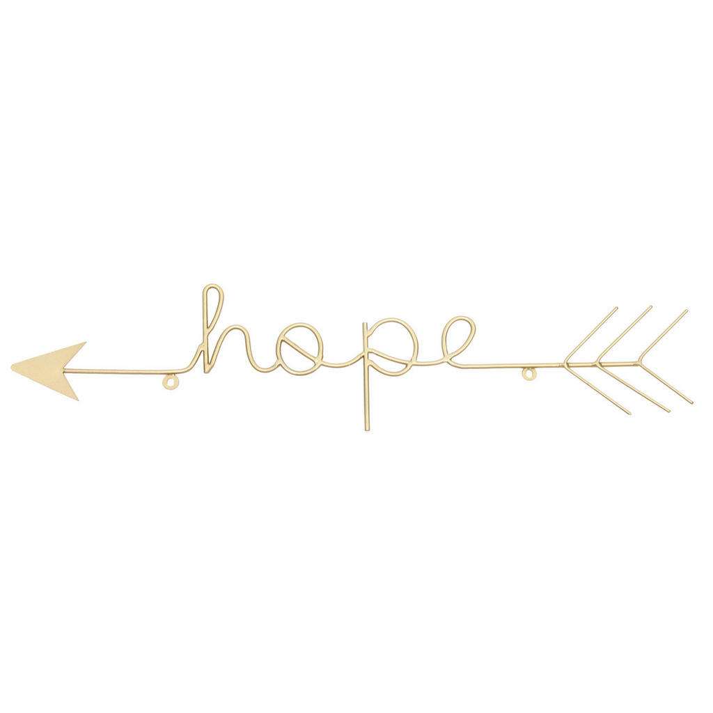Schriftzug 'hope'