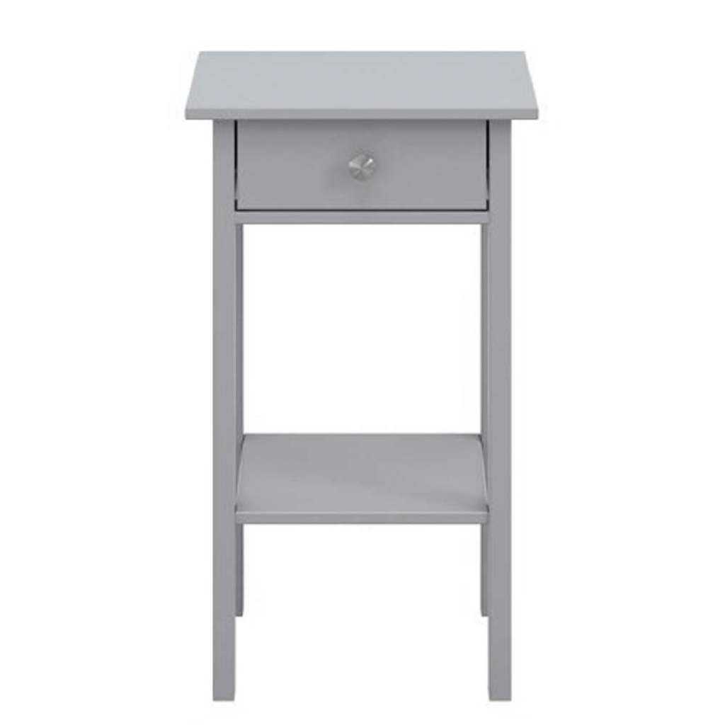 Pflanzenhocker in Grau 40 cm breit