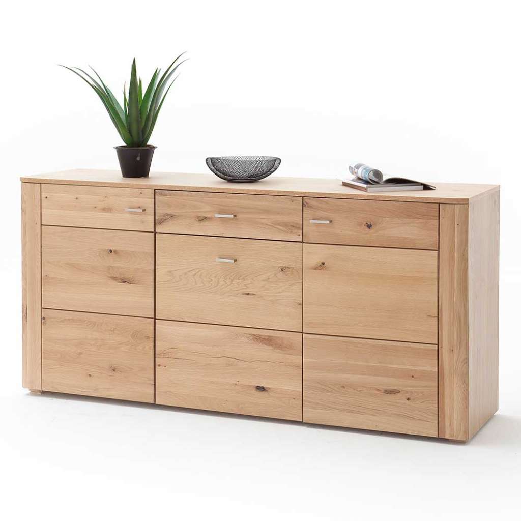 Eiche Sideboard in Bianco geölt 180 cm breit