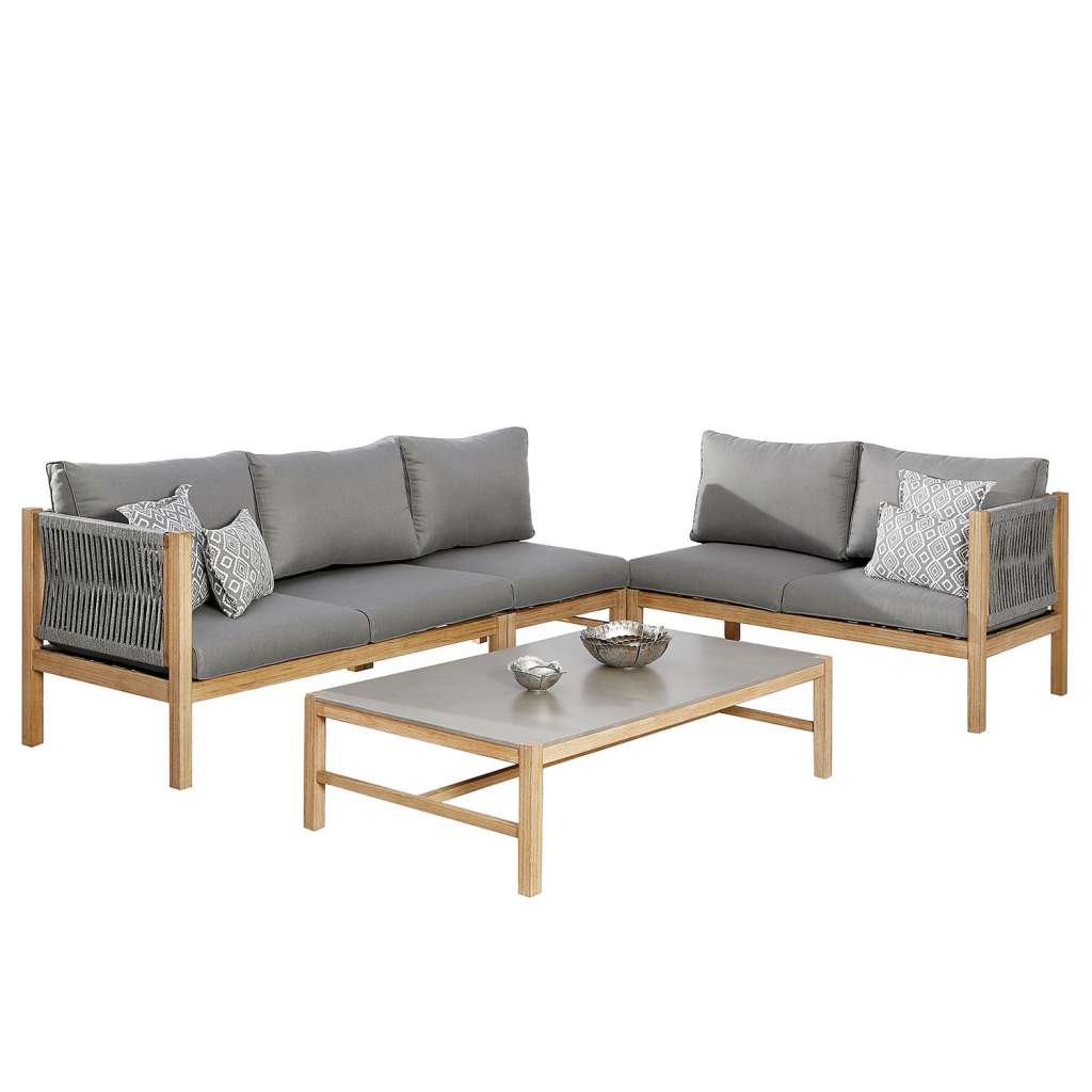 home24 Loungegruppe Madagaskar (5-teilig)