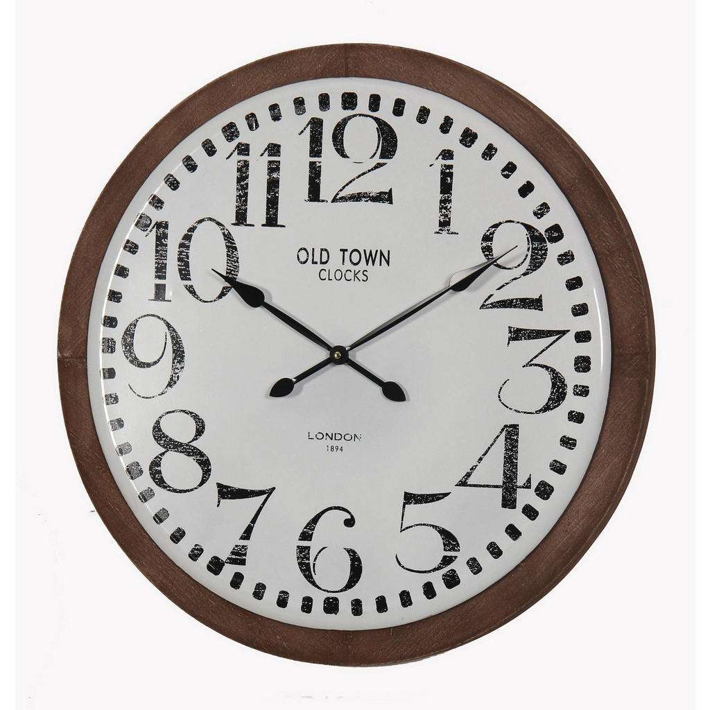 WANDUHR Naturfarben, Weiß