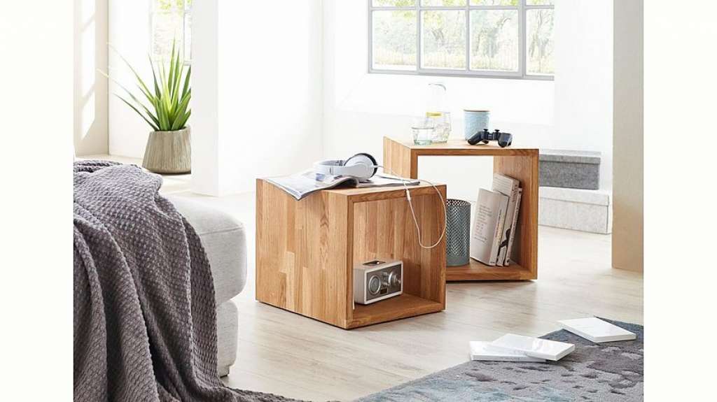 Relita Couchtisch »Marco« (Set, 2-St), im 2er Set in Würfeloptik