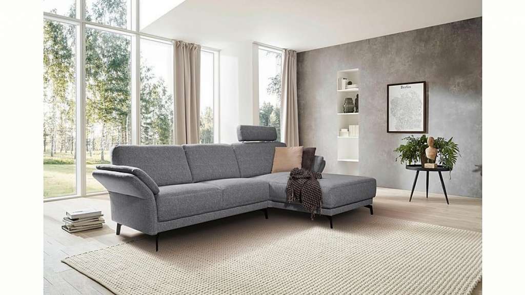 ADA premium Ecksofa »Rain«, mit Kopfstütze, Breite 283 cm