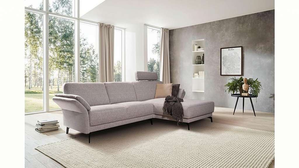 ADA premium Ecksofa »Rain«, mit Kopfstütze, Breite 303 cm