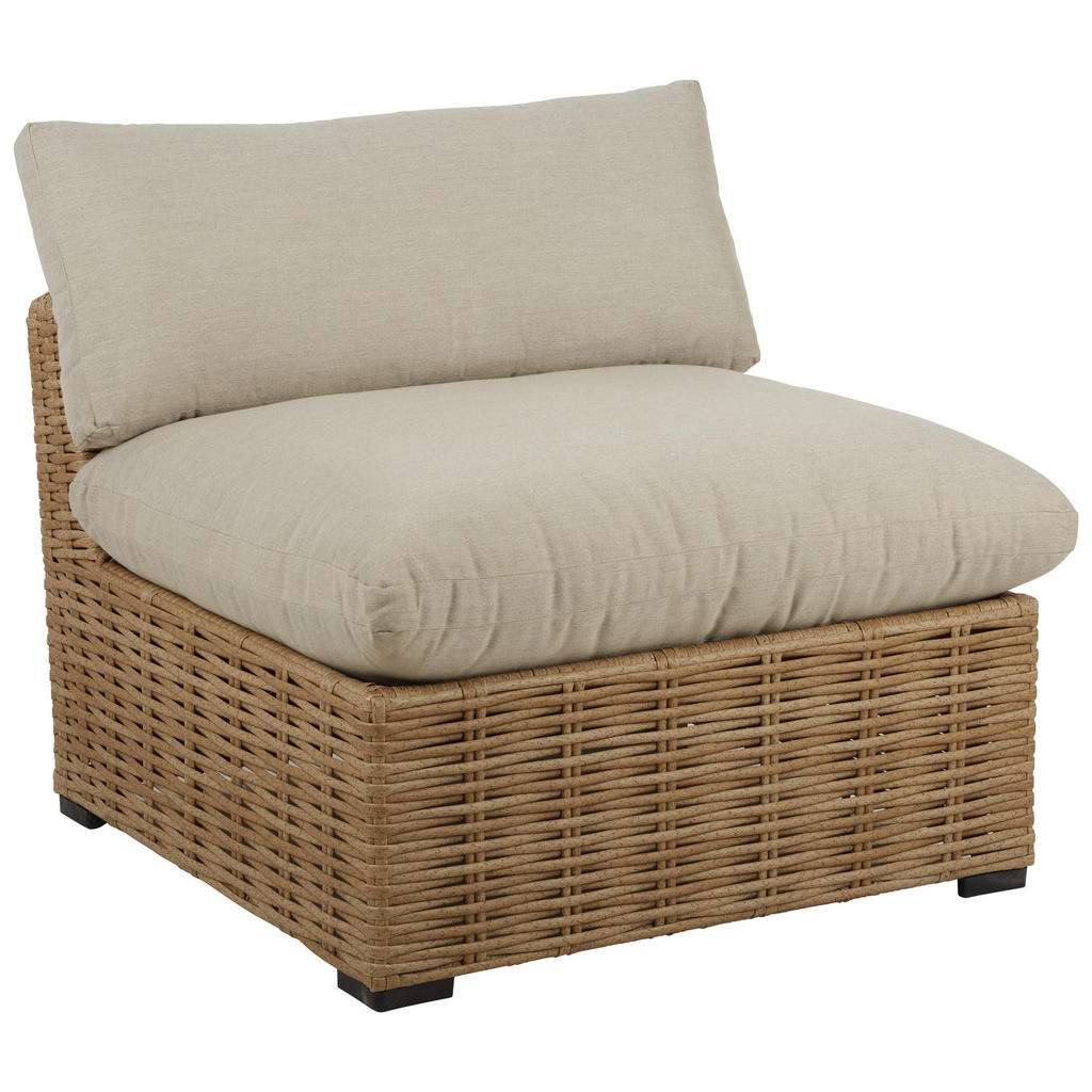 LOUNGEMITTELTEIL Beige Aluminium