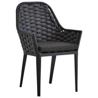 GARTENSESSEL Aluminium Anthrazit, Schwarz, Dunkelgrau