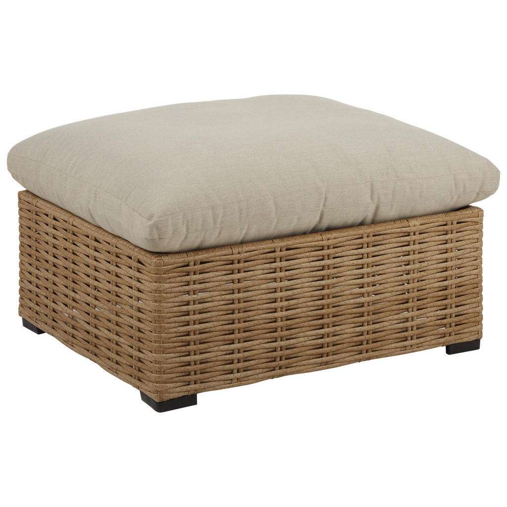 LOUNGEHOCKER Beige Aluminium