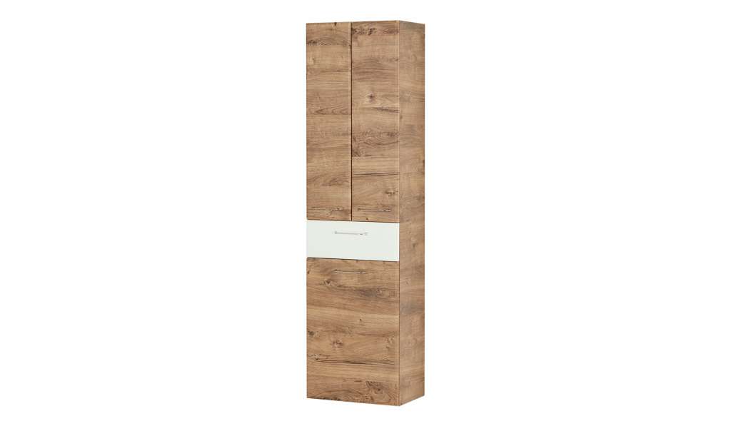 smart Hochschrank  Onda ¦ holzfarben ¦ Maße (cm): B: 50 H: 185,5 T: 33 Schränke > Badschränke > Bad-Hochschränke - Höffner