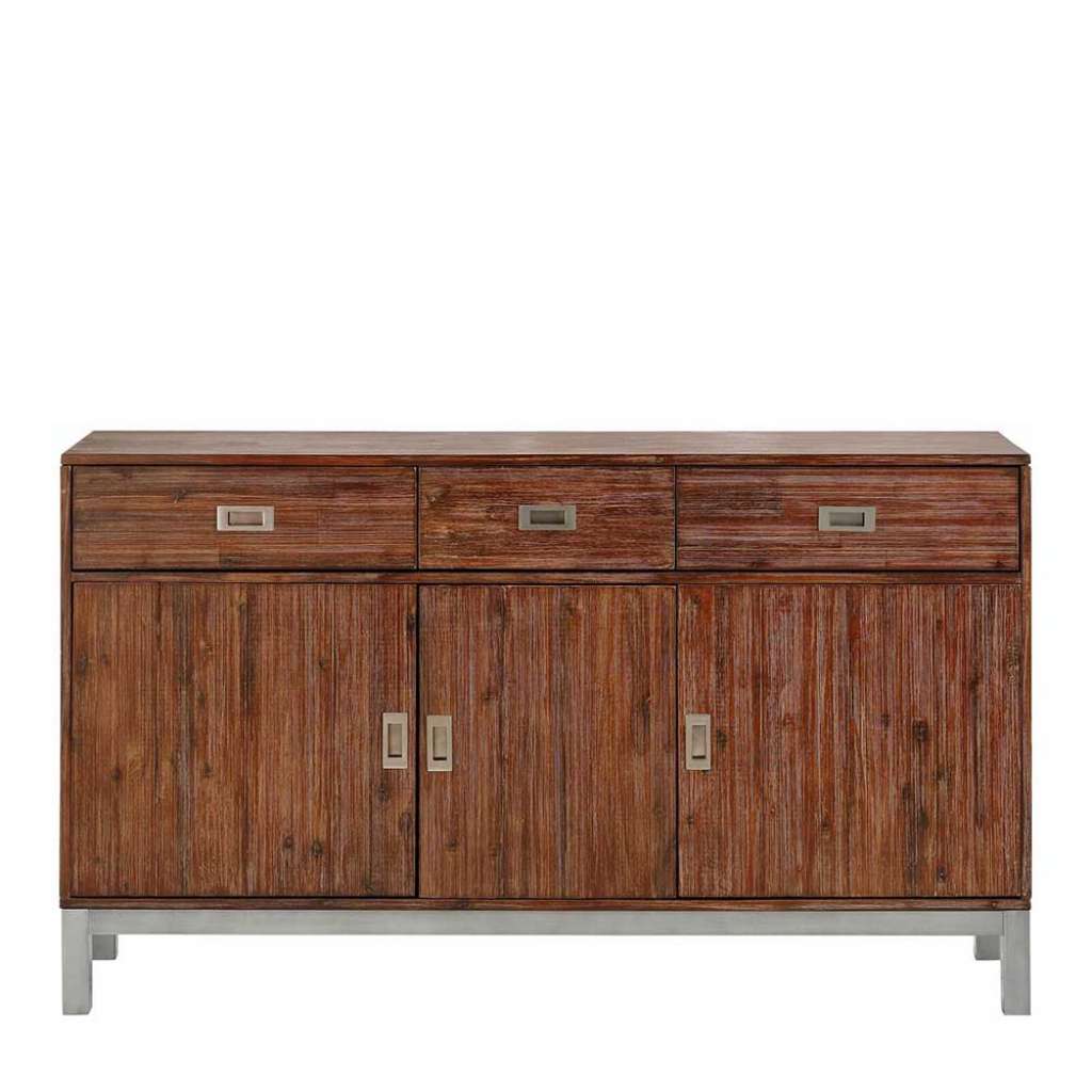 Holzkommode aus Akazie Massivholz Skandi Design